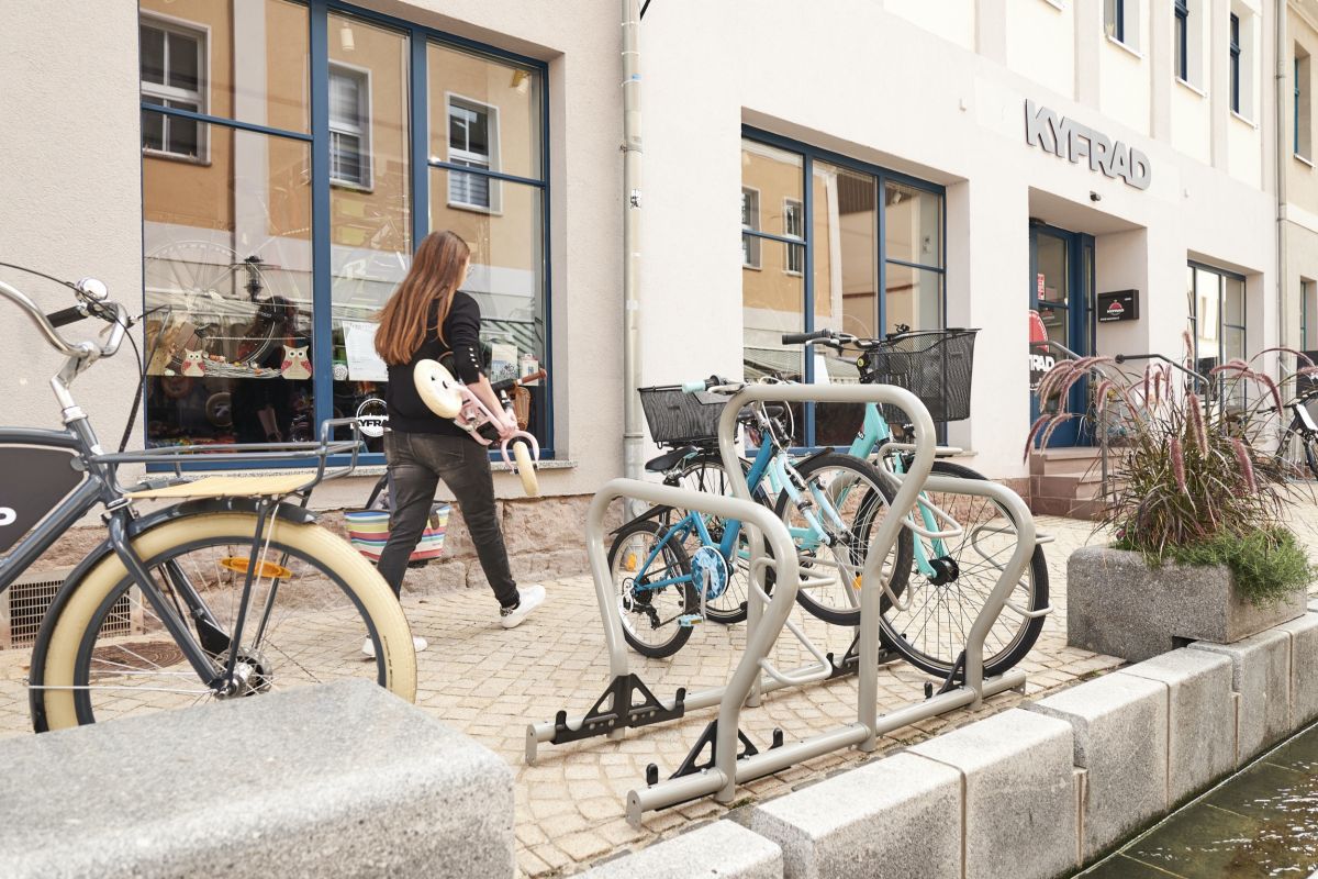 Fahhrradabstellanlage Fahrradparker Beta XXL von greensystems